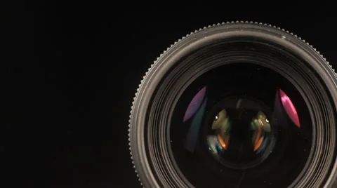 Rack focus closeup of lens Stock-Footage 62560578