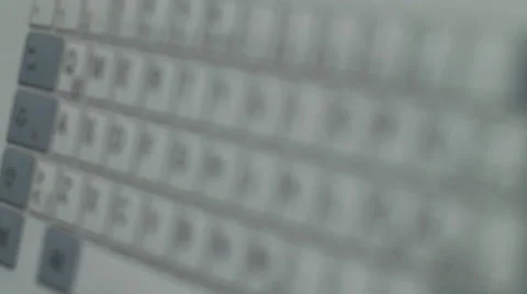 Rack Focus on Digital Keyboard Stock Footage 41071441