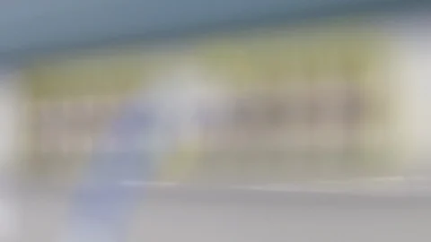 Rack focus of ethernet cable plugged into ethernet switch Stock-Footage 124649818