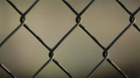 Rack Focus From Fence to Graffiti Stock Footage 36099524