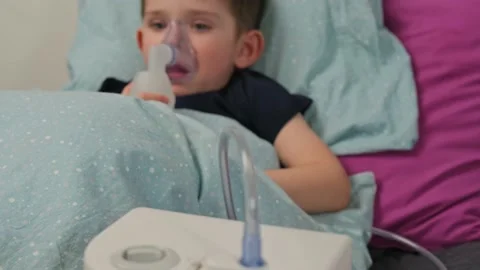 Rack focus inhalation Stock Footage 150169416