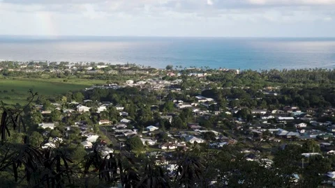 Rack Focus to Kauai, Hawaii Video stock 82579072