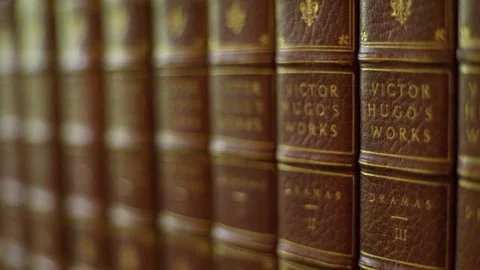 A rack focus of multiple books Видео 80326674