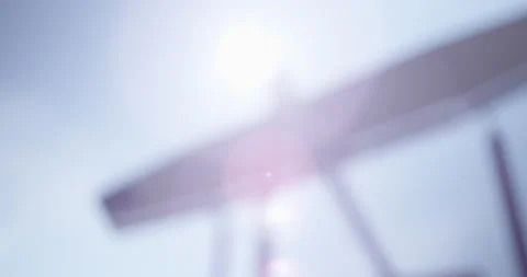 Rack Focus to Plane Statue with lens flare Stock Footage 137419984