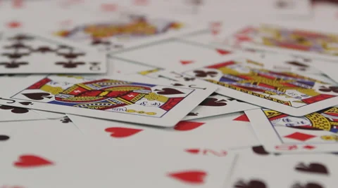 Rack Focus on Playing Cards 動画素材 52946121