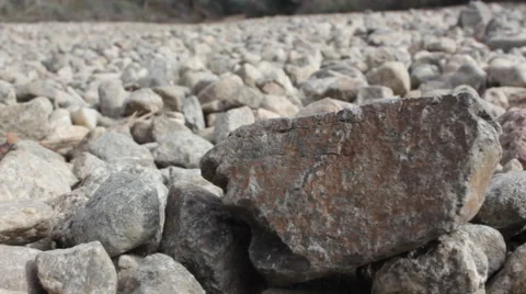 Rack Focus to Rock 動画素材 45910477