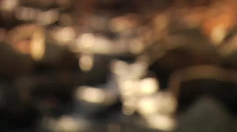 Rack focus on stream Stock Footage 8983687