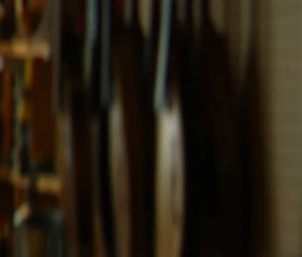 Rack focus on stringed instruments Stock Footage 21592804