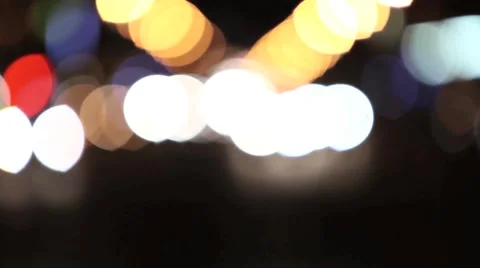 Rack focus to traffic midtown Manhattan Stock Footage 40634383