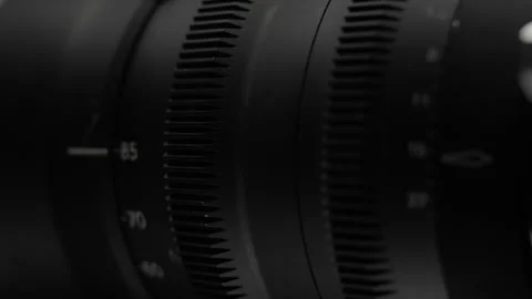 Rack Focus from Zoom Ring to Iris Stock Footage 340994314