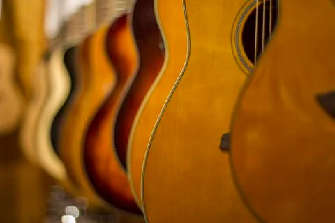 Rack of Guitar Stock Photos