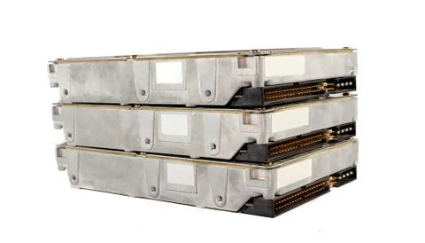 Rack hard drives Stock Photos
