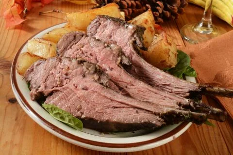 Rack of lamb Stock Photos