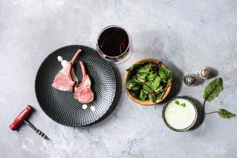 Rack of lamb Stock Photos