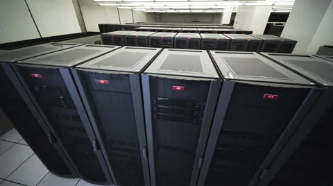 Rack mounted server room 스톡 동영상 62941625