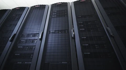 Rack mounted servers Stock Footage 62942267