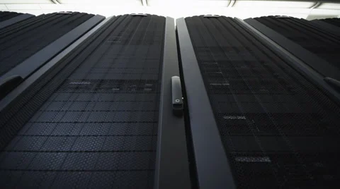 Rack mounted servers Stock Footage 62942657