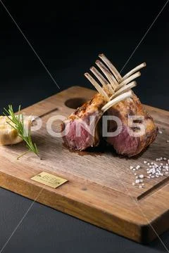 Rack of New Zealand lamb Stock Photos