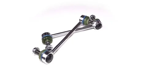 Rack suspension stabilizer on a white background looped Stock-Footage 72128624