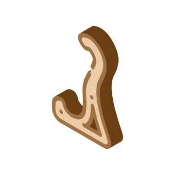 Rack for violin glyph icon vector illustration Stock Illustration