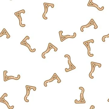 Rack for violin vector seamless pattern 库存插图