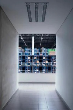 Rack in Warehouse Stock Photos