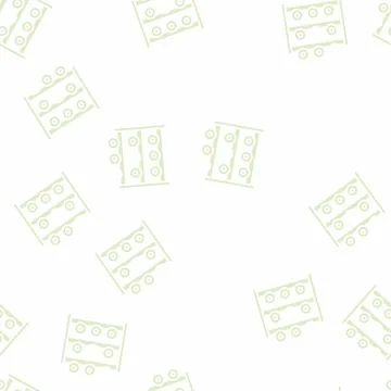Rack wine glyph seamless pattern Stock Illustration