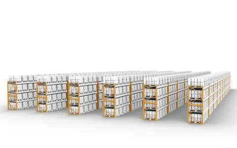 Rack x 60. Stock Illustration