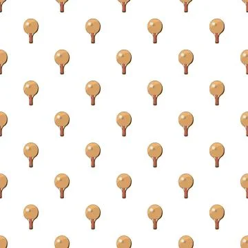 Racket for playing table tennis pattern Stock Illustration