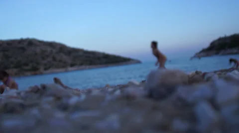 Rackets beach Stock Footage 24977660