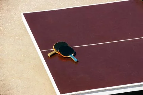 Rackets for ping-pong Foto stock