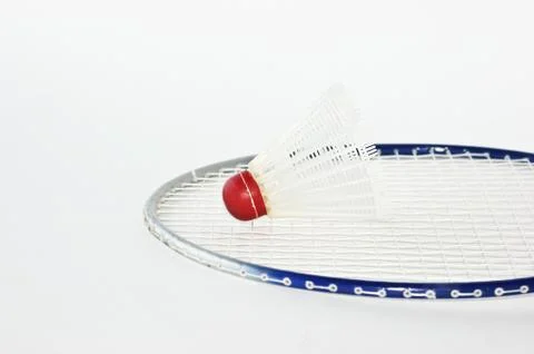 Rackets for playing badminton Stock Photos