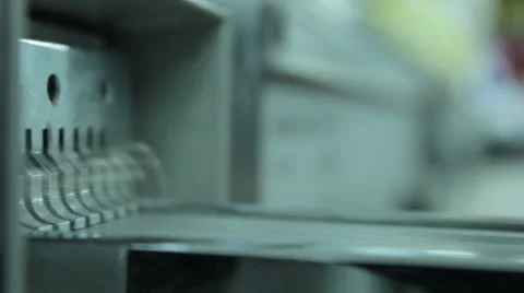 Racking Washing Machine Coin Tray Stock Footage 46804738