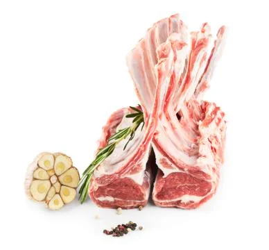 Racks of lamb Foto stock