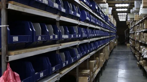 Racks in stock Stock Footage 111572775