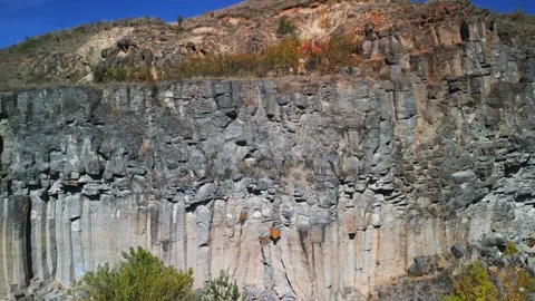 The Racoș Basalt Columns Stock Footage 287010319