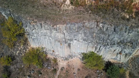 The Racoș Basalt Columns Stock Footage 287011432
