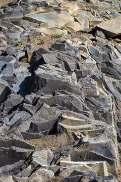 Racos basalt columns Stock Photos