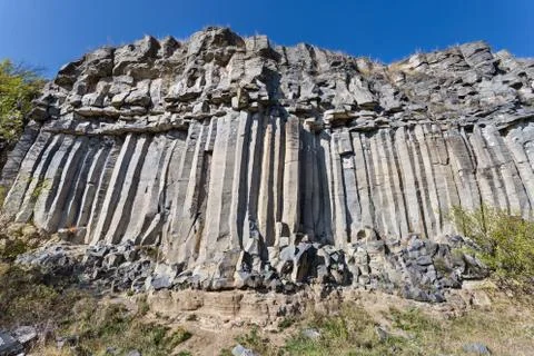 Racos basalt columns Stock Photos