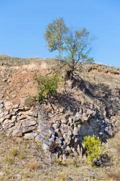 Racos basalt columns Stock Photos