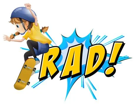 Rad flash Stock Illustration
