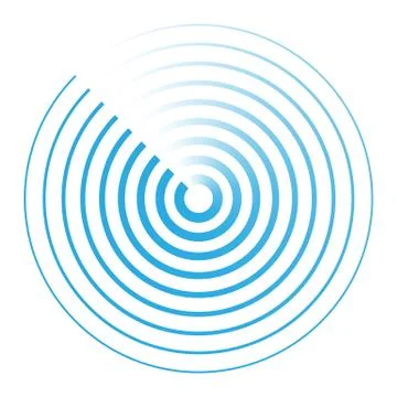 Radar abstract icon symbol vector illustration Stock Illustration