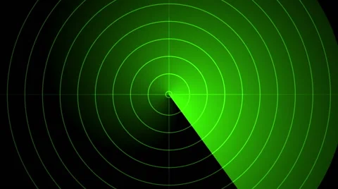 Radar, abstract loop motion background Stock Footage 44399249