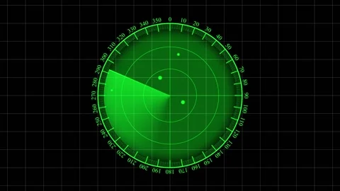 Radar, Air Defense System. 3D animation. Stock Footage 221412007
