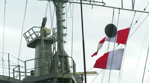 Radar antenna Stock Footage 8898141