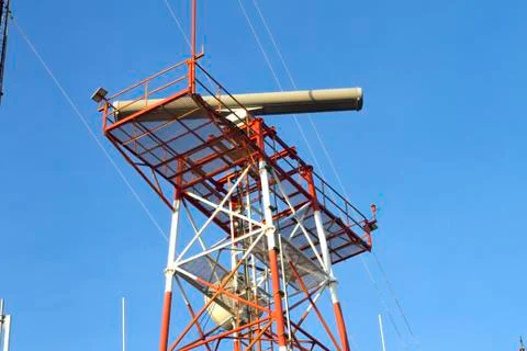 Radar antenna Stock Photos