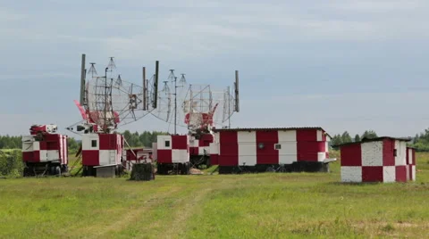 Radar antennas Stock Footage 51683727
