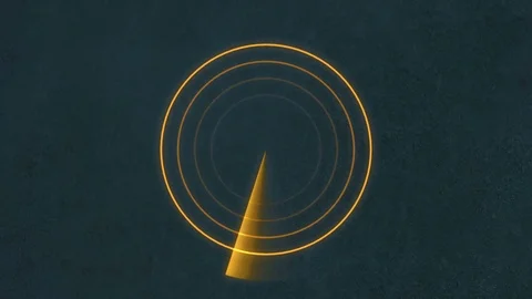 Radar background animation Stock Footage 95497267