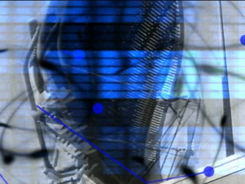 Radar &amp; Control pannel - VJ Loops SD 640X480 库存影片 22158381