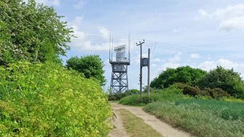 Radar detector in the countryside 스톡 동영상 310213070